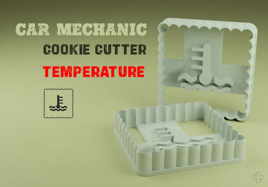 Khuôn Cắt Bánh Quy Thợ Máy Ô Tô (Nhiệt Độ) - Image 1
