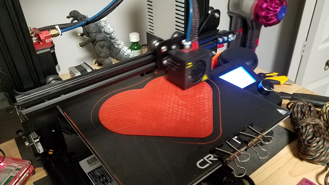 Giá đỡ Radio ID-52, ID-51, và có thể cả ID-50 Chân Đế Hình Trái Tim LÀM LẠI - Image 2