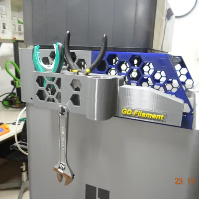 Bambulab AMS plate and tool storage