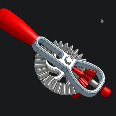 Eggbeater Drill - Fully Printed - No Supports