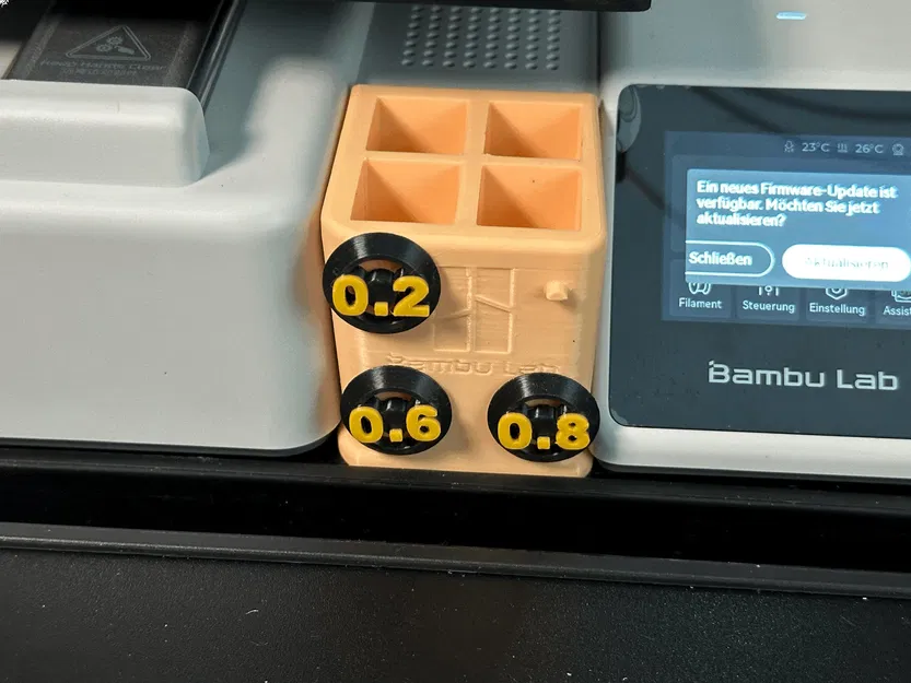 Hộp Đựng Đầu Phun & Đĩa "Máy Giặt" Cho Bambulab A1 Mini - Image 3