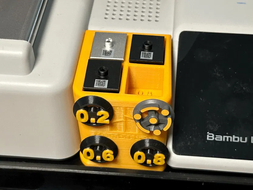 Hộp Đựng Đầu Phun & Đĩa "Máy Giặt" Cho Bambulab A1 Mini - Image 5