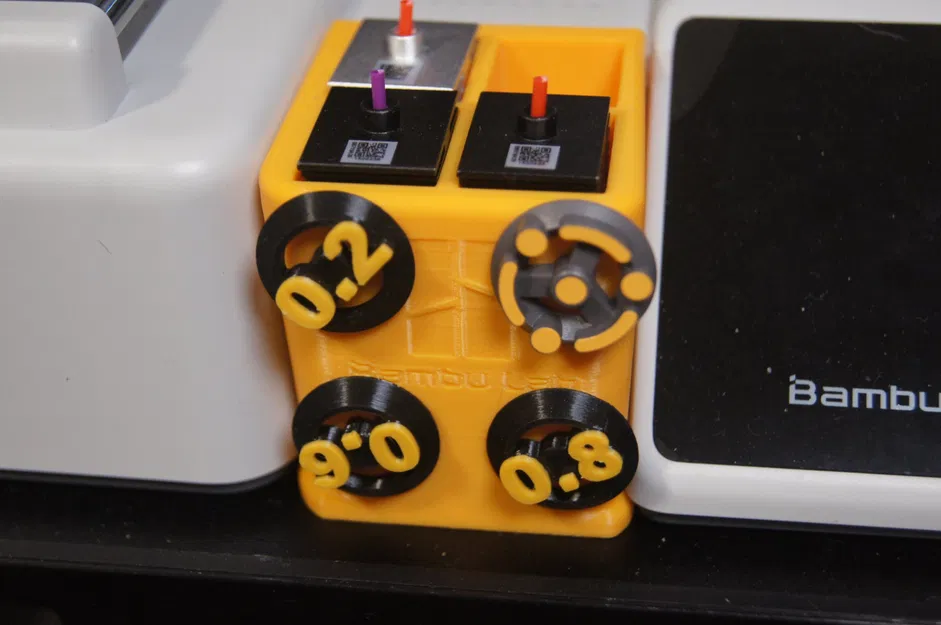 Hộp Đựng Đầu Phun & Đĩa "Máy Giặt" Cho Bambulab A1 Mini - Image 6