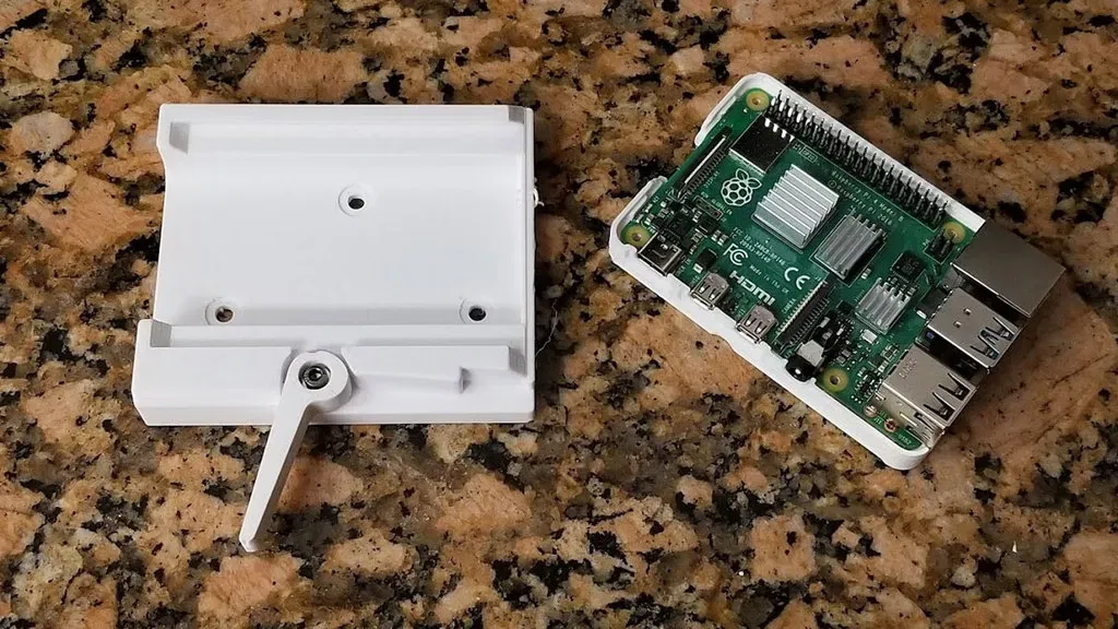 Giá đỡ Raspberry Pi 4 Mở Nhanh có Lẫy Khóa (Bản Remix Vỏ Case Không Ốc Vít Malolo) - Image 4