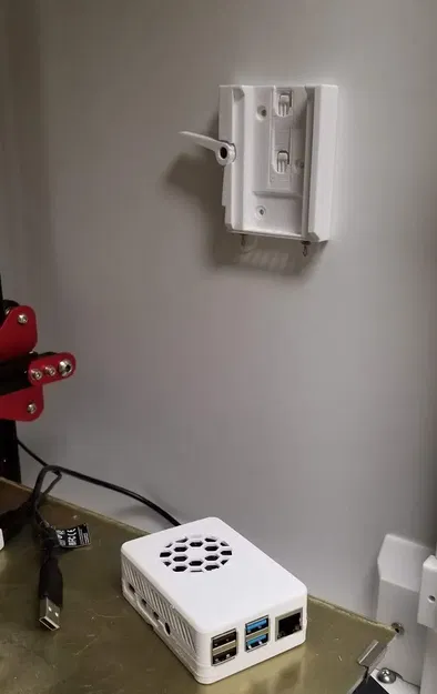 Giá đỡ Raspberry Pi 4 Mở Nhanh có Lẫy Khóa (Bản Remix Vỏ Case Không Ốc Vít Malolo) - Image 9