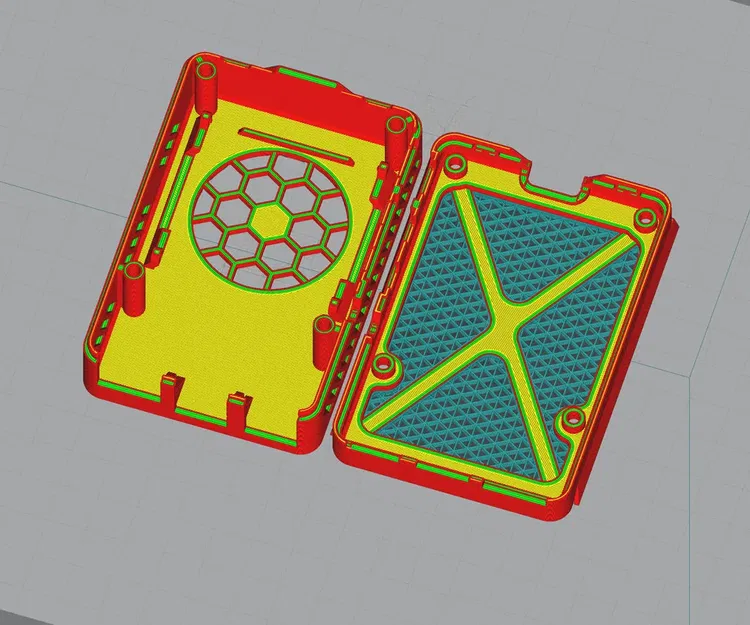 Giá đỡ Raspberry Pi 4 Mở Nhanh có Lẫy Khóa (Bản Remix Vỏ Case Không Ốc Vít Malolo) - Image 11