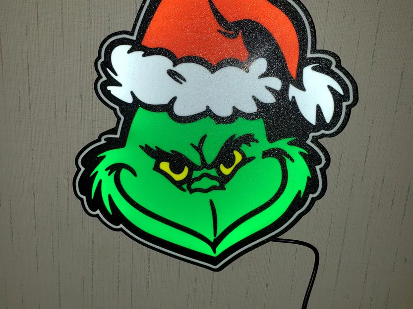 Hộp đèn Giáng sinh Grinch - Image 2