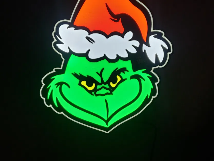 Hộp đèn Giáng sinh Grinch - Image 3