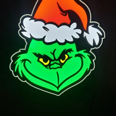 Hộp đèn Giáng sinh Grinch