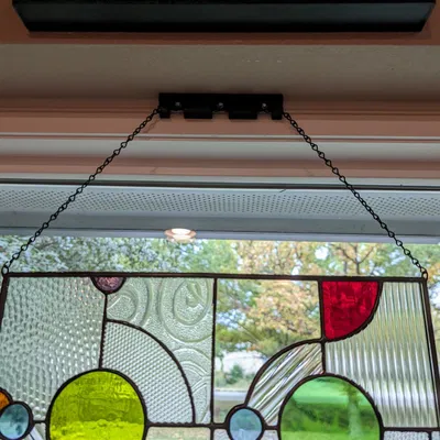 Stained glass hanger