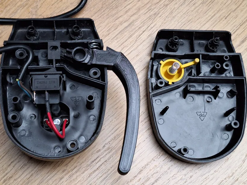 Tay cầm công tắc máy ASGATEC scarifier - Image 1