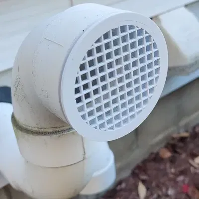 Nắp PVC Có Lỗ Thông Hơi Cho Ống 3.5"