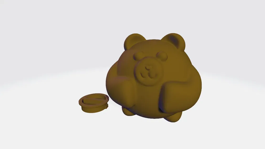 Heo đất hình gấu Teddy - Image 1