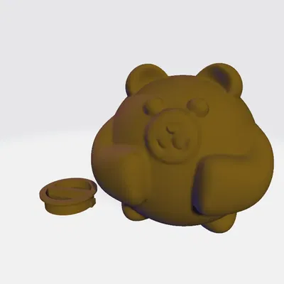 Heo đất hình gấu Teddy