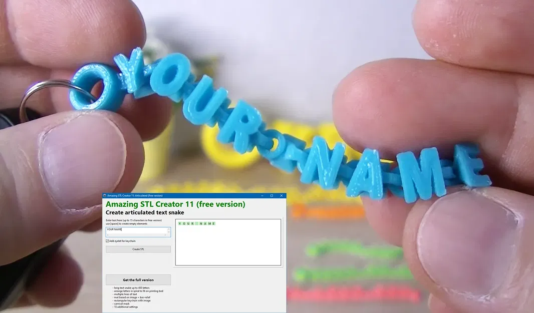 App Tạo Móc Khóa Chữ Khớp Nối - Image 1
