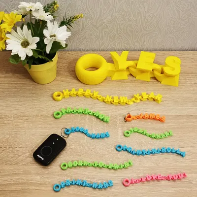 App Tạo Móc Khóa Chữ Khớp Nối