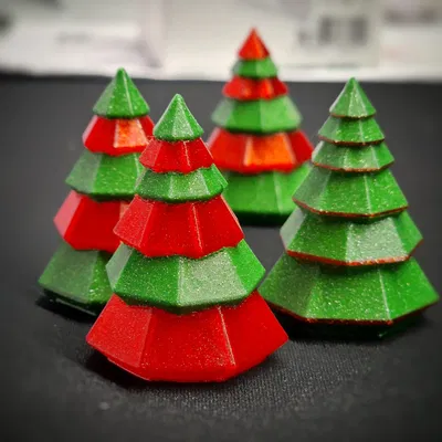 Cây Thông Noel Nhiều Màu Dùng Máy IDEX