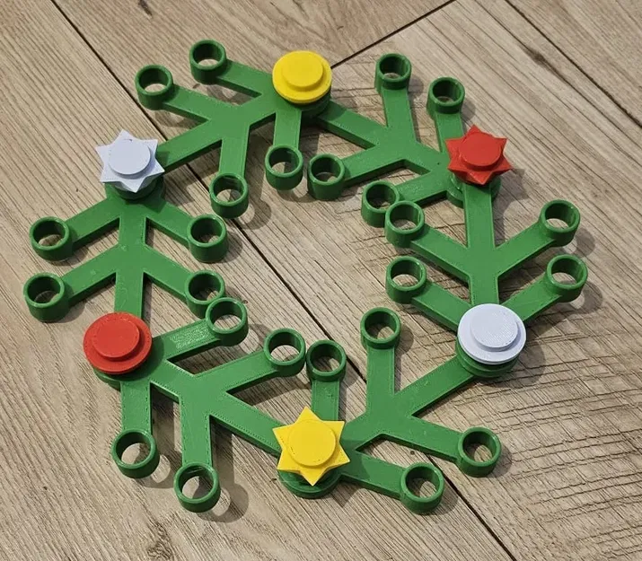 Chốt Lego Ngôi Sao Cho Vòng Nguyệt Quế (Không Cần Hỗ Trợ) - Image 1