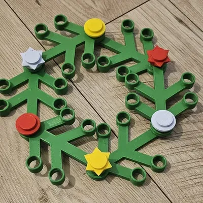 Chốt Lego Ngôi Sao Cho Vòng Nguyệt Quế (Không Cần Hỗ Trợ)