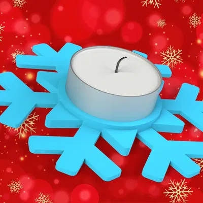 Giá Đỡ Nến Hình Bông Tuyết