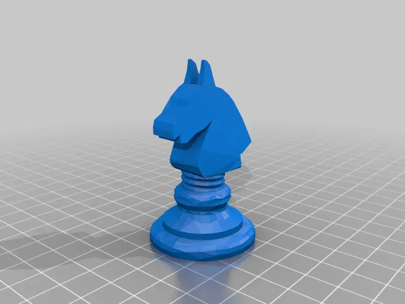 Bộ Quân Cờ Vua 3D Đơn Giản - Image 1