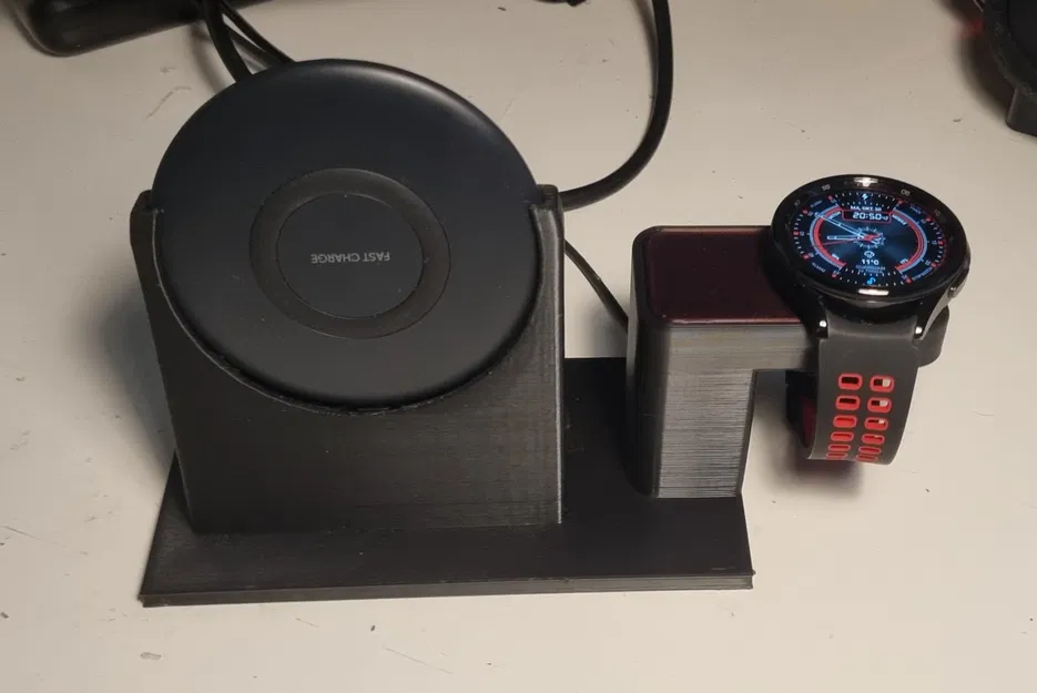 Đế sạc không dây cho điện thoại và đồng hồ - Image 1