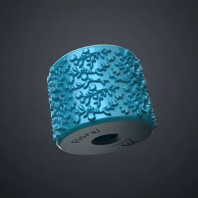 Con lăn dập vân hoa văn giữa #17