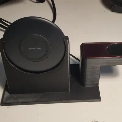 Đế sạc không dây cho điện thoại và đồng hồ