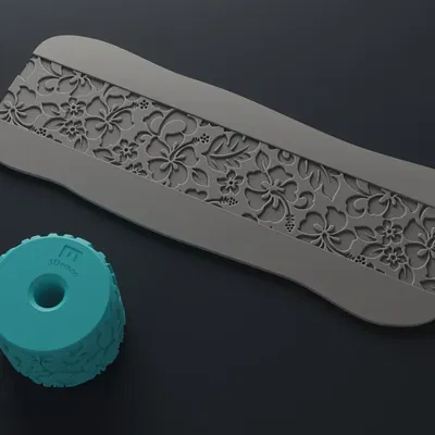 Con Lăn Tạo Họa Tiết Hoa Nhỏ #16