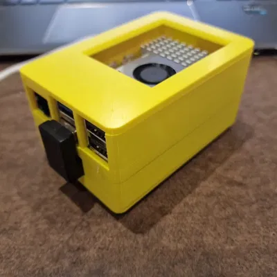 Hộp tản nhiệt cho Raspberry Pi 5 và SSD NVME 2280