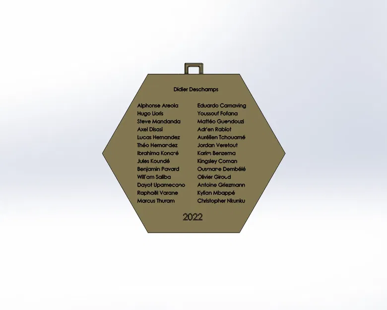 Móc Khóa Đội Tuyển Pháp World Cup 2022 - Image 2