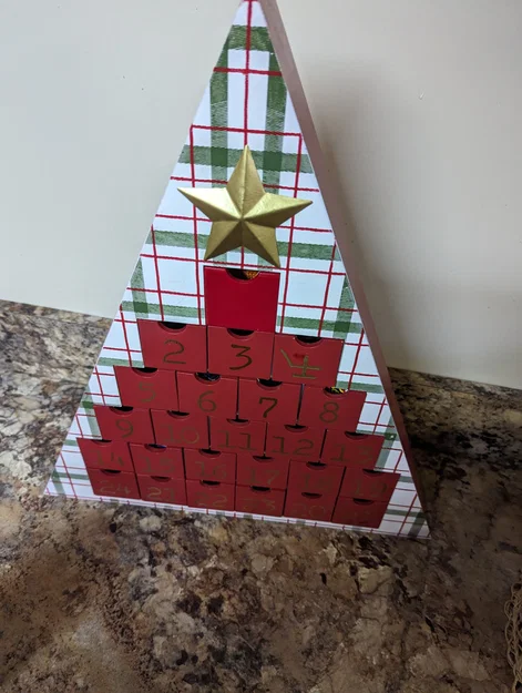 Drawer replacement for Target wonder threshold wood christmas tree advent calendar - Image 3