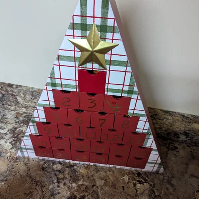Drawer replacement for Target wonder threshold wood christmas tree advent calendar