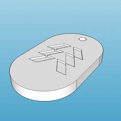 Móc Khóa Logo Hunter Destiny