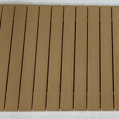 Mô hình hàng rào và cổng bằng gỗ