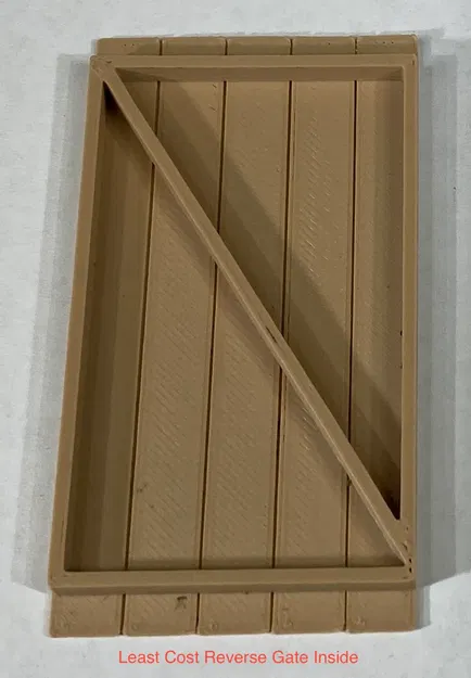 Mô hình hàng rào và cổng bằng gỗ - Image 3