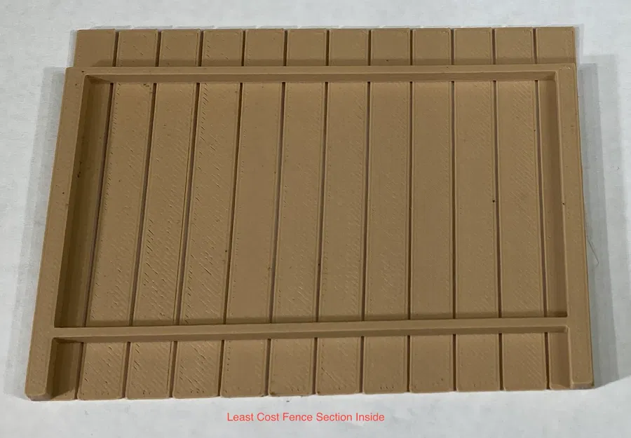 Mô hình hàng rào và cổng bằng gỗ - Image 5