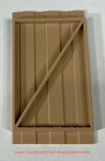 Mô hình hàng rào và cổng bằng gỗ - Image 7