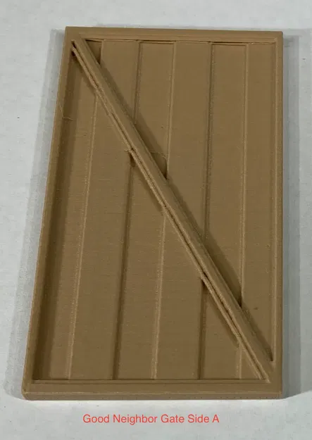 Mô hình hàng rào và cổng bằng gỗ - Image 11