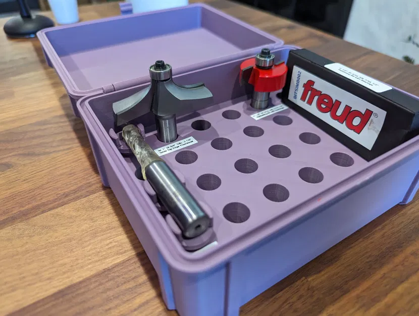 1/2" Router Bit Box - Image 1