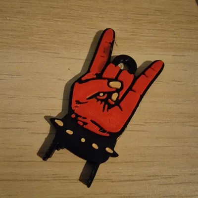 Móc Khóa "Rock on"