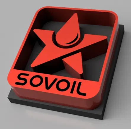 Logo SOVOIL Phong Cách Cyberpunk 2077 Độc Đáo - Image 1