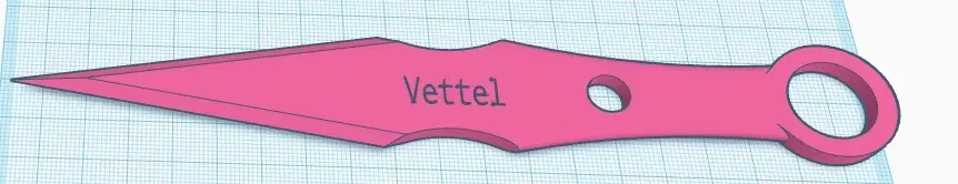 Kunai "Vettel Kunai" - Image 1