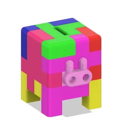 Heo Đất Xếp Hình PiggyPuzzle