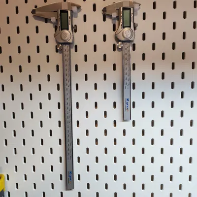 Caliper Holder [Ikea Skadis] for larger (300mm) calipers