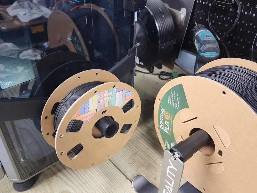 Giá đỡ cuộn dây Creality K1 Gắn Bên Hông Gia cố kèm Dẫn Hướng Dây in 2 mảnh - Image 2