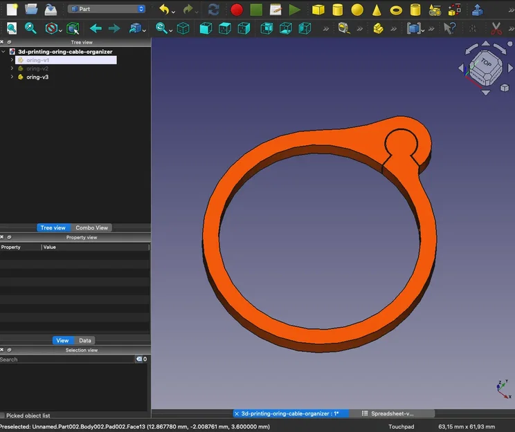 O-Ring Quản Lý Dây Cáp - Image 1