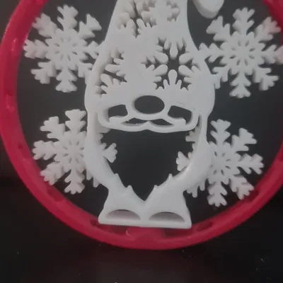 Ông Già Noel Gnome Trang Trí Giáng Sinh Xoay