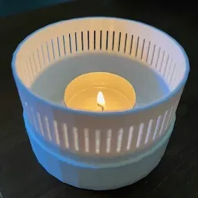 Round Tea Light Candle Holder