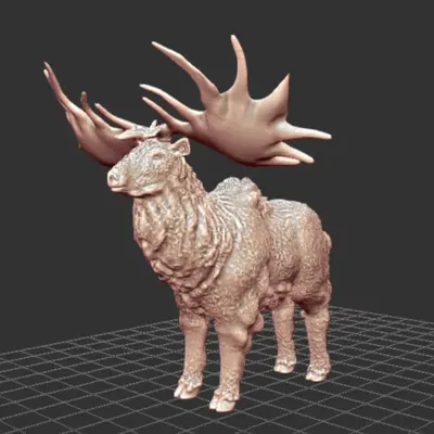 Hươu Megaloceros Giganteus Khổng Lồ